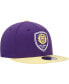 ფოტო #5 პროდუქტის Men's Purple, Gold Orlando City SC Two-Tone 9FIFTY Snapback Hat