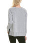 Фото #2 товара Stateside Softest Fleece Raglan Side Slit Sweatshirt Women's