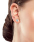 ფოტო #3 პროდუქტის Cubic Zirconia Butterfly Cluster Disc Stud Earrings, Created for Macy's
