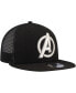 Men's Black the Avengers 9FIFTY Snapback Trucker Hat