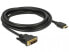 Delock 85585 - 3 m - DVI - HDMI Type A (Standard) - Male - Male - Straight