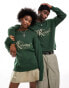 Фото #1 товара Reclaimed Vintage unisex oversized jumper with logo in green