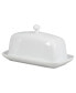 Covered Butter Dish with Knob Lid