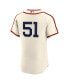 ფოტო #3 პროდუქტის Men's Jung Hoo Lee Cream San Francisco Giants 2024 Rickwood Classic Authentic Player Jersey