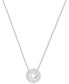 Фото #2 товара Swarovski floating Crystal Pendant Necklace