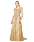 Фото #1 товара Women's Inspired Lace Gown with Cap Sleeves