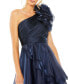 ფოტო #3 პროდუქტის Womens's Ieena One Shoulder Ruffle Hi-Lo Gown