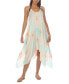 Tie-Dye Handkerchief-Hem Cover-Up Dress