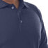 Page & Tuttle Solid Jersey Short Sleeve Polo Shirt Mens Blue Casual P39909-DKN