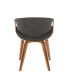 Фото #3 товара Curvo Mid-Century Modern Dining Accent Chair