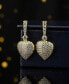 ფოტო #3 პროდუქტის Gold-Tone Heart Drop Earrings