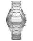 Women's Chronograph Whitney Stainless Steel Pavé Bracelet Watch 45mm