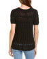 Twinset Short Sleeve Crewneck Sweater Women's Black Xs