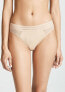 Фото #2 товара Maison Lejaby 272103 Women's Nufit Thong Tan Underwear Size S