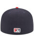 Фото #3 товара Men's Navy Tulsa Drillers Theme Nights Sound 59FIFTY Fitted Hat