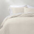 Фото #1 товара King Heavyweight Linen Blend Duvet Cover & Sham Set Natural - Casaluna