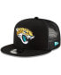 ფოტო #1 პროდუქტის Men's Black Jacksonville Jaguars Shade Trucker 9FIFTY Snapback Hat