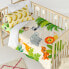 Duvet cover set HappyFriday Mr Fox Wild Multicolour Baby Crib 2 Pieces