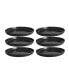 Фото #1 товара Melamine Camp Charcoal Coupe Round Plate 11" Set/6