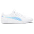 Фото #1 товара Puma Vikky V3 Irisistable Metallic Lace Up Womens White Sneakers Casual Shoes 3