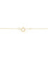 ფოტო #3 პროდუქტის Children's Polished Tiny Cross 13" Pendant Necklace in 14k Gold