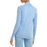 Фото #2 товара Кардиган Aqua Cashmere с открытым верхом и драпировкой, голубой Heather S