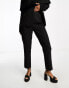 Extro & Vert high waisted tailored trousers in black co-ord