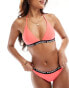 Фото #1 товара Superdry Triangle elastic bikini top in hyper fire pink