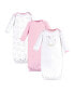 Baby Girls Cotton Long-Sleeve Gowns 3pk, Magical Unicorn, 0-6 Months