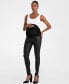 ფოტო #1 პროდუქტის Women's Matt Coated Maternity Leggings