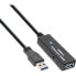 Фото #1 товара InLine USB3.2 Gen.1 Active Repeater Cable Type A male / female - black - 15m