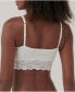 Фото #2 товара Women's Organic Cotton Lace Smooth Cup Bralette