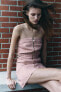 Фото #6 товара Джинсовое мини-платье z1975 с пряжками по бокам ZARA