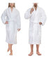 ფოტო #1 პროდუქტის Unisex Luxury Hotel Spa Warm Shawl Collar Soft Plush Fleece Bath Robe