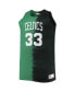 Фото #3 товара Men's Larry Bird Black and Kelly Green Boston Celtics Profile Tie-Dye Player Tank Top