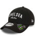 ფოტო #1 პროდუქტის Men's Black Chelsea Wordmark 9FORTY Adjustable Hat