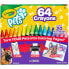 Crayola Pets Crayons Восковые мелки + Код для загрузки приложения Crayola Color Camera