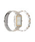 ფოტო #7 პროდუქტის Men's Crystal Bracelet Watch 33mm Gift Set