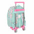 School Rucksack with Wheels Peppa Pig Cosy corner Blue 26 x 11 x 67 cm