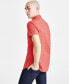 Фото #2 товара Men's Short Sleeve Button-Front Geometric Print Shirt, Created for Macy's