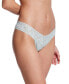 ფოტო #1 პროდუქტის Signature Lace Low Rise Thong Underwear