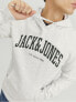 Фото #5 товара Толстовка спортивная Jack & Jones JJEJOSH Standard Fit 12236513 Белый Меланж
