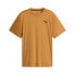 Фото #1 товара Puma Fit Logo Crew Neck Short Sleeve Athletic T-Shirt Mens Orange Casual Tops 52