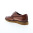 Фото #6 товара Zanzara Malton ZZ1427C Mens Brown Oxfords & Lace Ups Wingtip & Brogue Shoes