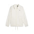 Фото #2 товара Puma Downtown Button Up Jacket Mens Off White Casual Athletic Outerwear 62369566