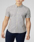 Фото #1 товара Рубашка мужская Ben Sherman с коротким рукавом в геометрическом стиле