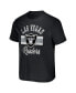 Фото #3 товара Men's NFL x Darius Rucker Collection by Black Las Vegas Raiders Stripe T-shirt