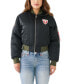 ფოტო #1 პროდუქტის Women's Patched Bomber Jacket