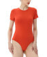 Women's Crew Neck Basic Bodysuit Top