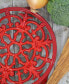 Фото #3 товара Тривет из чугуна эмалированный Chasseur Французский Лилия 9"